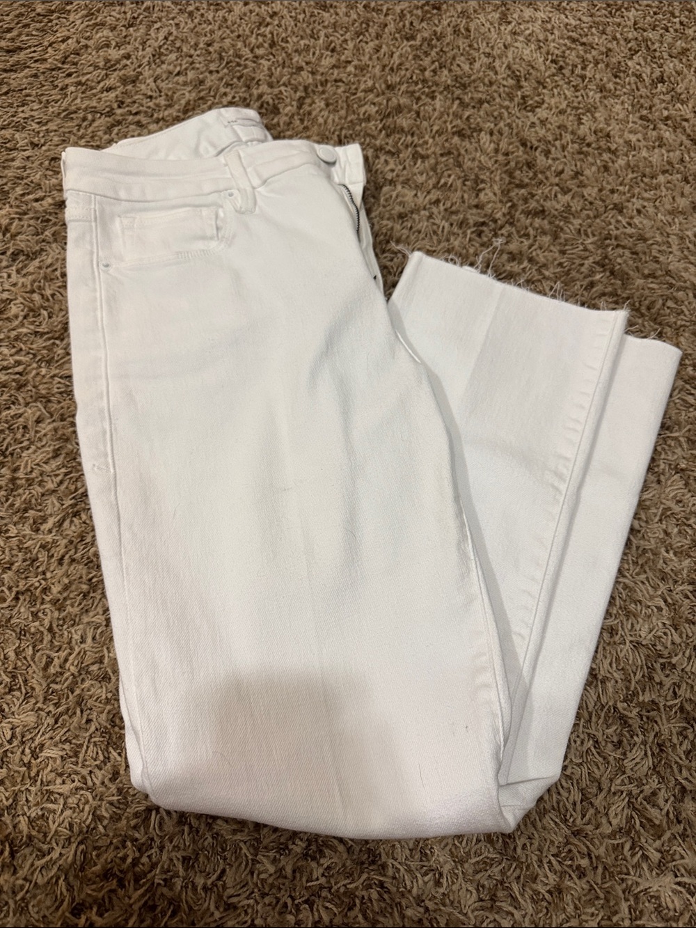 Classic Good American White Women's Jeans - Clean Straight Fit